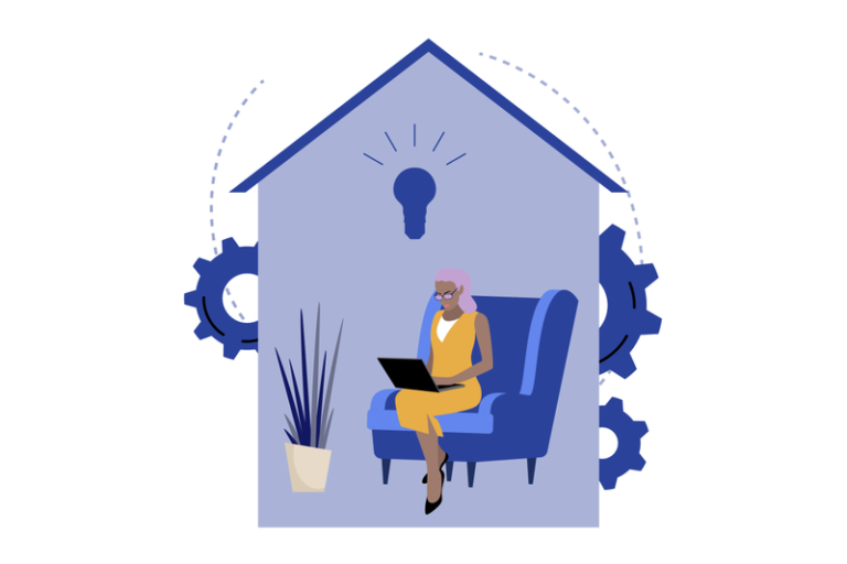 remove worker on laptop icon