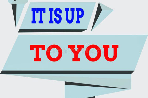 it is up to you icon - your choice